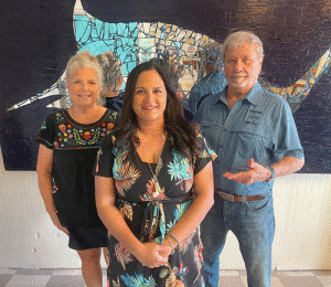 Liz Hewitt, Xandra Mapp and Sam Caldwell were featured artists at the opening of Xandra’s new Gallery and Studio in Port O’Connor.