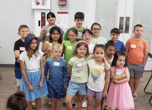 Children enjoyed an “end of school” party on May 11th at the Port O’Connor Library. 