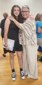 Congratulations, Evelyn! Last issue, we unfortunately neglected to print this photo of Evelyn Scoggins. Along with Jacqueline Callaway, Evelyn was named “Most Valuable Athlete” for the school year by Seadrift girls’ coaches. Pictured with Evelyn is Coach Kelly Lillge.