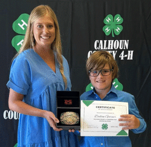 4-H Bronze Star Award Winner Dalton Garner