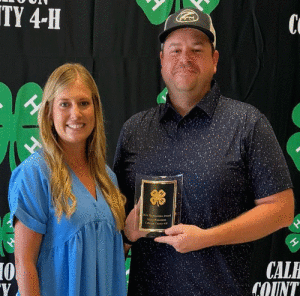 Calhoun 4-H Meritorious Award Winner Miles               Blakeman