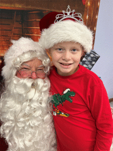 Remember the Christmas song that started with the line “It’s beginning to feel a lot like Christmas?” I’m sure Dakoda Haden who is pictured with the Seadrift Santa could tell you that is exactly how she felt… like Christmas! This picture was taken at the Seadrift Nutcracker Market on December 7th.					-Tanya DeForest