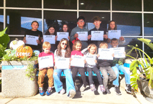 Congratulations, Seadrift Students of the Month - These students showed gratitude throughout the month of November. Back row - Brynlen Eure, Lailah Machado, Felicity Waghorne, Jaidyn Banda Hernandez, Tyler Saylors and Daniel Bernal. Front row - Mason Matej, Brooklynn Vasquez, Juliette Morales, Brynlee Cunningham, Bryson Guthrie and Cole Talbott.